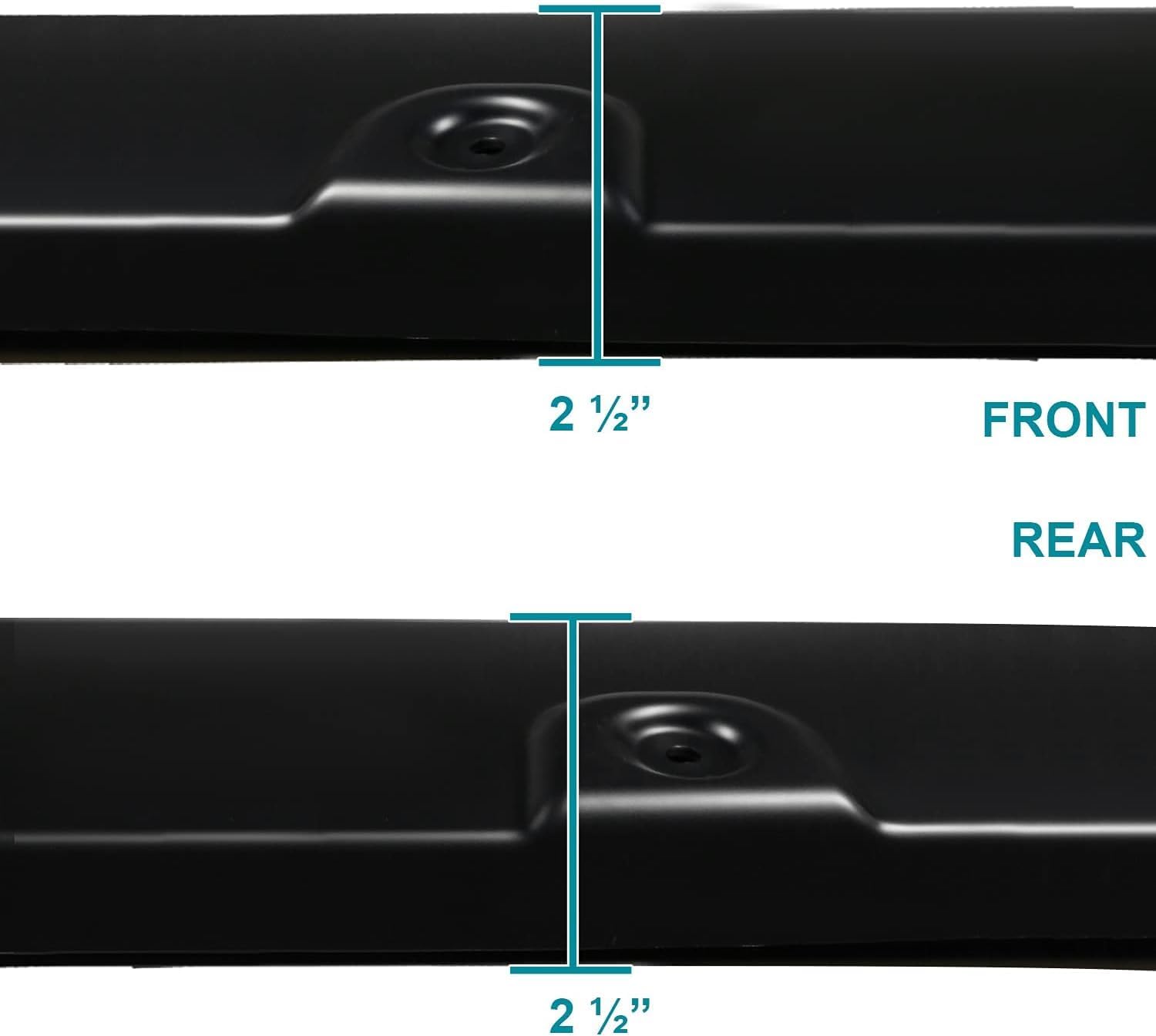 2016-2018 GMC Sierra 1500, Pocket Style Riveted Fender Flares | Smooth Black Set of 4