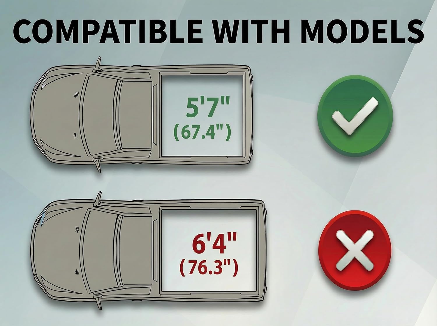 Maple4x4 Premium Hard Tri-Fold Tonneau Cover | Flush-Mount Aluminum Truck Bed Cover for Dodge Ram 1500 2009-2024 (19-24 Classic) 5.7ft Bed Without Rambox | Secure, Sleek & Weather-Resistant - LT015