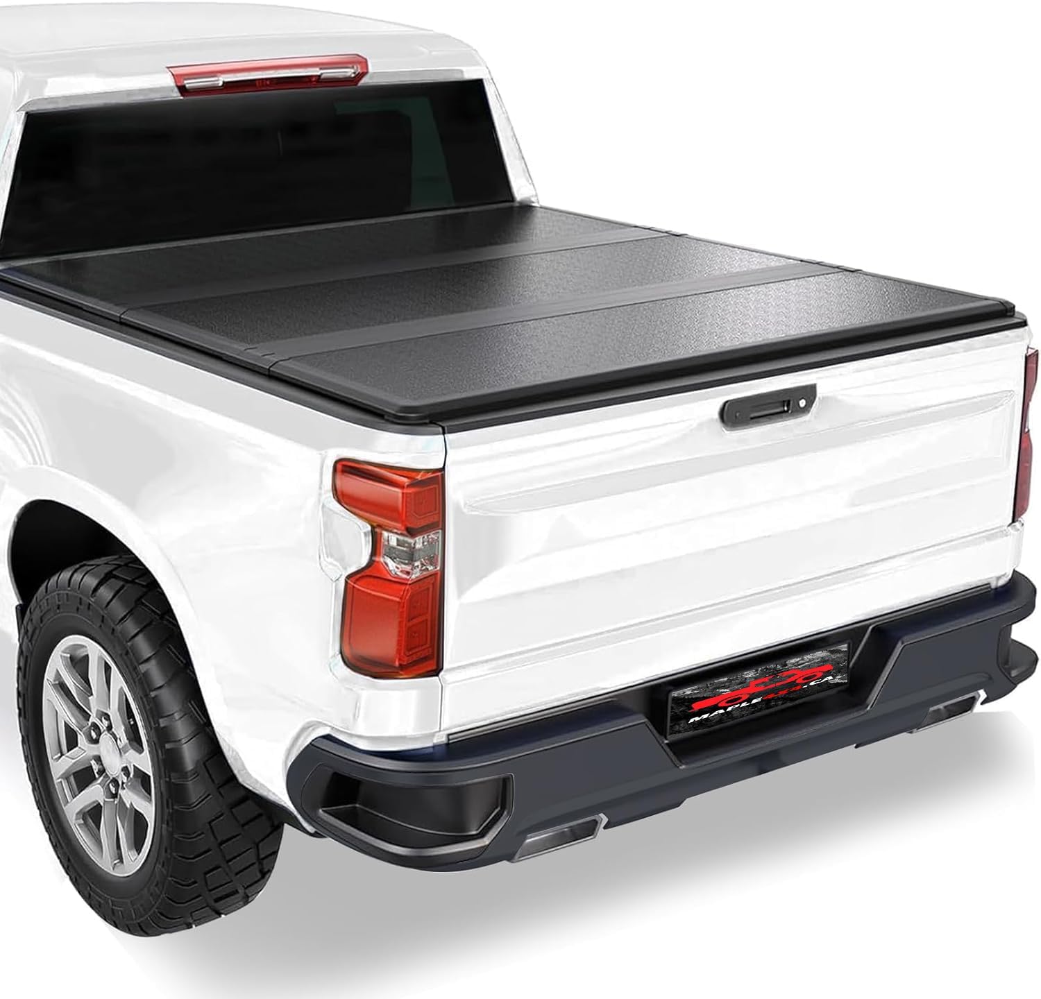 Hard Tri-Fold Tonneau Cover Fits 2020-2025 Chevy Silverado/GMC Sierra 2500 HD 3500 HD with 6.9ft (82.2in) Truck Bed w/o Multi-Flex Tailgate
