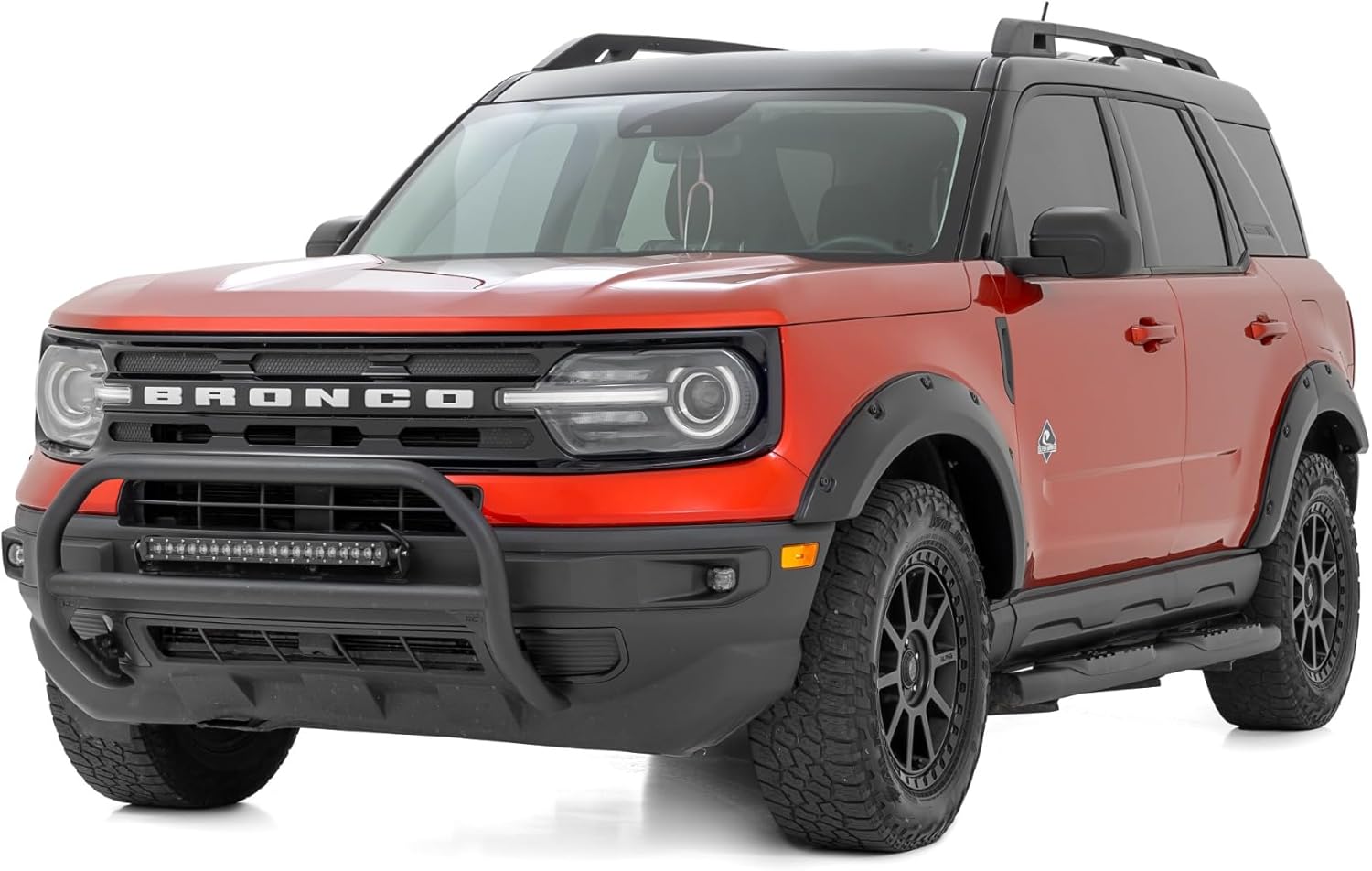 Maple4x4 Compatible with 2021-2025 Ford Bronco Sport Pocket Bolt-Riveted Fender Flares | Rough Textured 6pc - FF110