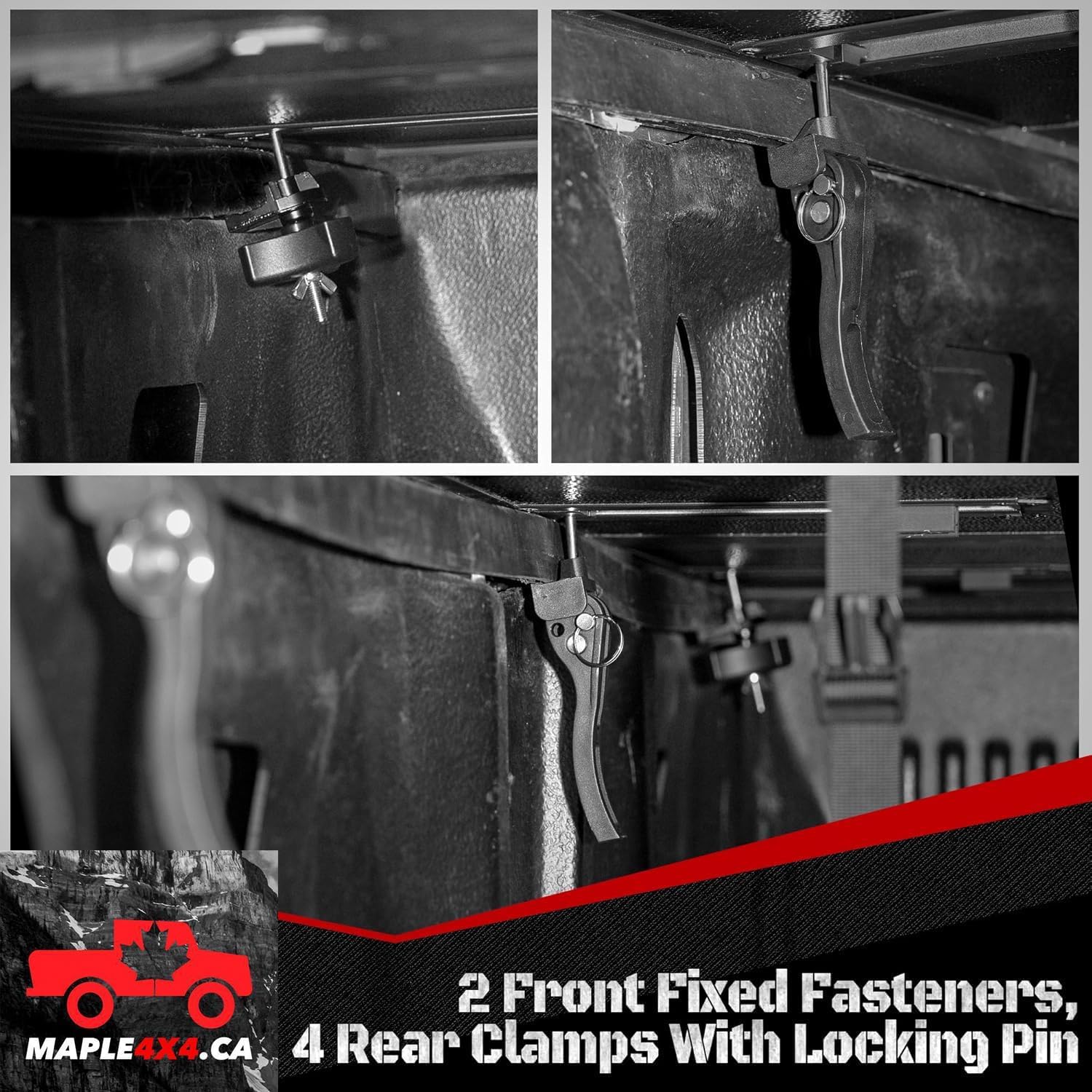 Hard Folding Truck Bed Tonneau Cover Compatible with Ford Super Duty 6.9 FT Standard Box, 1999-2025 F250 F350 F-250 F-350, Tri Fold Style