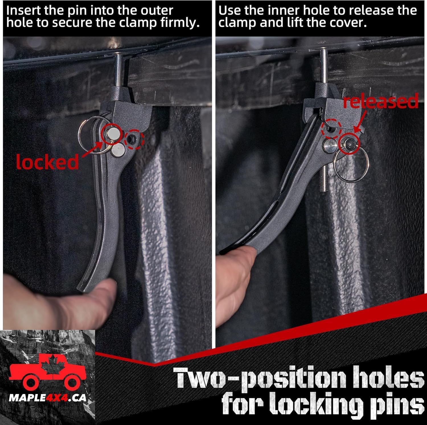 Hard Folding Truck Bed Tonneau Cover Compatible with Ford Super Duty 6.9 FT Standard Box, 1999-2025 F250 F350 F-250 F-350, Tri Fold Style