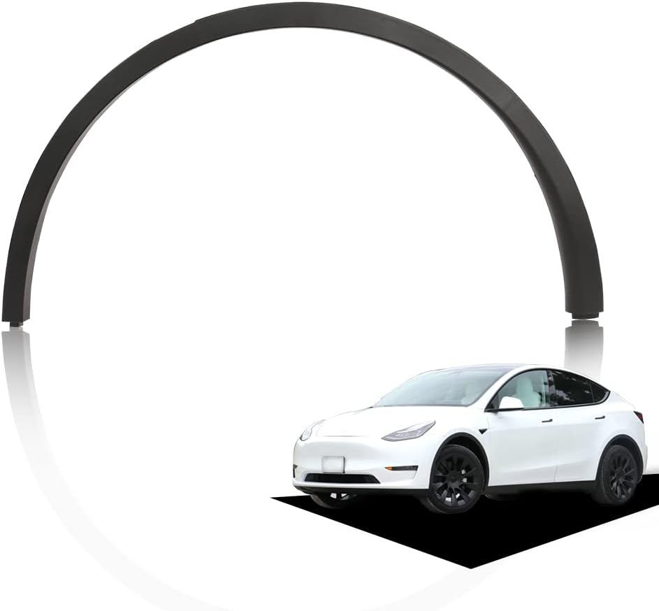 Maple4x4 Fender Flares Compatible with 2020-2024 Tesla Model Y (DO NOT Fit 2025 New Model) | Black Set of 4
