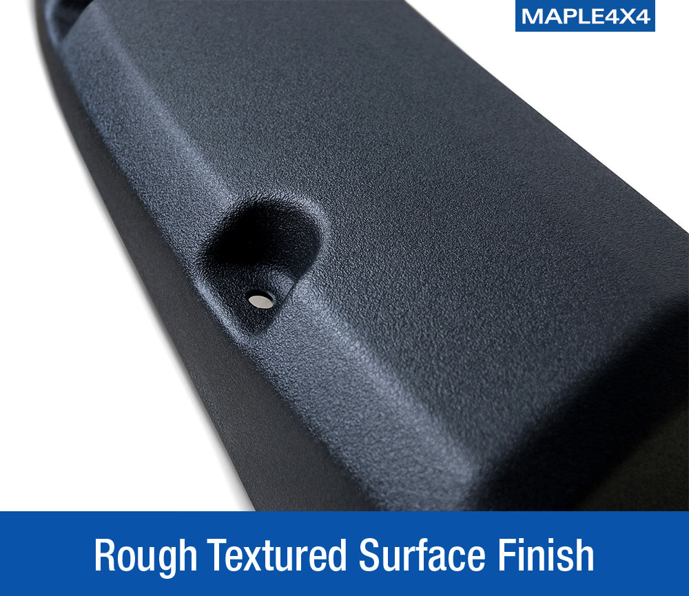 Maple4X4 fender flares are crafted from impact-resistant polypropylene