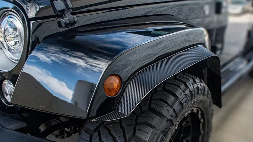 Small Coverage Fender Fender Flare Extensions: Increased Tire Coverage - maple4x4