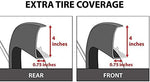 Discounted Demo Fender Flares with Minor Scratches | Maple4x4 2007-2013 Compatible with Chevy Silverado 1500 2500 3500 (5.8ft Short Box) Factory Style OEM Fender Flares Smooth Black Set of 4 (Not for GMC Sierra, 6.5ft & 8ft Box, or 2007 Classic) - OE205-1