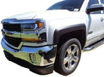 Maple4x4 2014-2018 Chevy Silverado 1500 & 2015-2019 Silverado 2500/3500 HD Factory Style OEM Fender Flares – 6PC Set, Fine-Texture Matte Black Paintable -- OE206