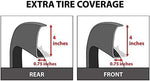 Discounted Demo Fender Flares with Minor Scratches | Maple4x4 1999-2006 Chevy Silverado & GMC Sierra Factory Style OEM Fender Flares | Black Paintable Set of 4 (Excludes Dually Models & SLE) - OE201-1