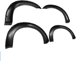 Maple4x4 1999-2007 Ford F-250 F-350 Pocket Style Riveted Fender Flares | Black Paintable - FF104