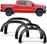 Maple4x4 2019-2024 Compatible with Silverado 1500 OEM Style Fender Flares | Fits 2019-2026 Chevy Silverado 1500 (NOT for GMC Sierra) Factory Style OEM Fender Flares Smooth Black Paintable - OE208