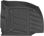 Floor Mats Fits for 2019-2025 Chevy Silverado/GMC Sierra 1500 & 2020-25 Sierra 2500/3500 HD Crew Cab | Custom Fit TPE All Weather | Non-Slip Textured Surface | 3pcs Black