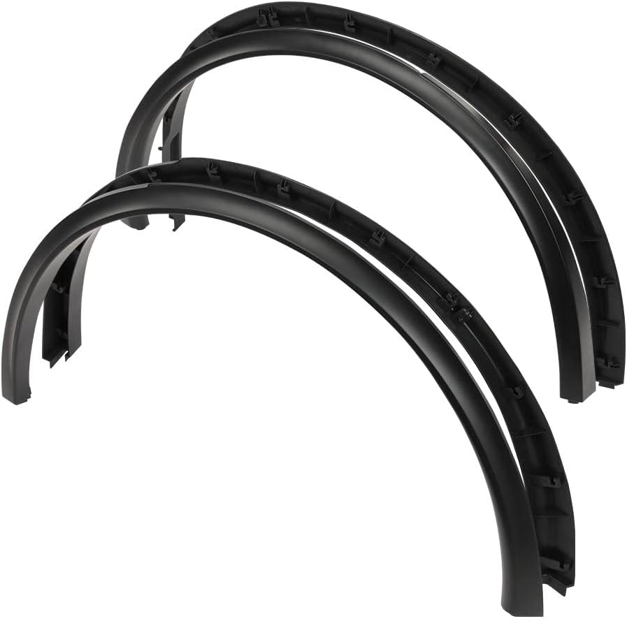 Maple4x4 Fender Flares Compatible with 2020-2024 Tesla Model Y (DO NOT Fit 2025 New Model) | Black Set of 4
