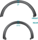 Maple4x4 Factory Style OEM Fender Flares Compatible with 2021-2023 Ford F-150 ( NOT for Raptors and Lightning models) | Smooth Black, Paintable, UV Protected, Set of 4 - OE111