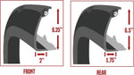Maple4x4 2014-2018 Chevy Silverado 1500, 2015-2019 Chevy Silverado 2500 3500 6.5ft & 8ft Bed Pocket Bolt-Riveted Fender Flares (NOT FOR GMC SIERRA) - FF207