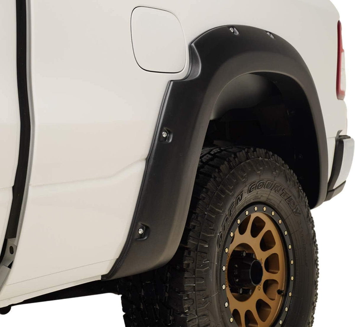 Maple4x4 2019-2026 Dodge Ram 1500 New Body Pocket Bolt-Riveted Style Fender Flares | Not for Rebel, Warlock, or Classic Models | Smooth Black, Paintable Set of 4 - FF305