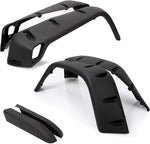 Maple4x4 1997-2006 Jeep Wrangler TJ 6 inch Pocket Riveted Fender Flares textured black finish 6 piece set - FF802