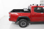 Maple4x4 Hard Quad-Fold Truck Bed Tonneau Cover Compatible with 2016–2025 Toyota Tacoma 6.2ft Bed (with OEM Track System) | Aluminum on top Mount