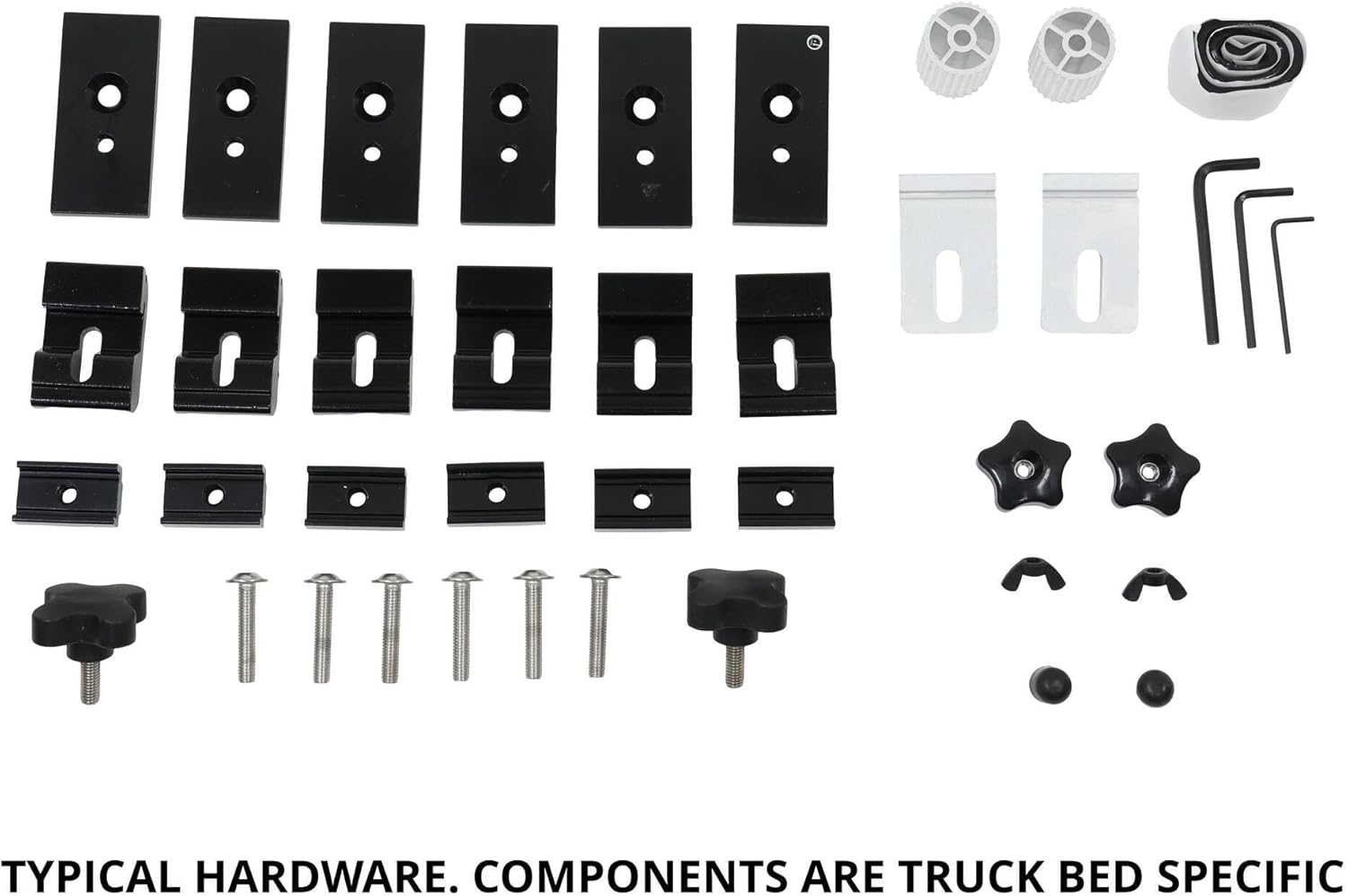 Maple4x4 Compatible with 2019-2025 Dodge Ram 1500 New Body 5.7ft Box (Without RamBox) Hard Quad-fold Truck Bed tonneau Cover (Not for Ram Classic) | Top Mounted Aluminum Panels