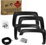 Maple4x4 2014-2018 Chevy Silverado 1500, 2015-2019 Chevy Silverado 2500 3500 6.5ft & 8ft Bed Pocket Bolt-Riveted Fender Flares (NOT FOR GMC SIERRA) - FF207