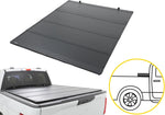 Maple4x4 Hard Quad-Fold Truck Bed Tonneau Cover Compatible with 2014-2021 Toyota Tundra Fleetside 6.5ft Bed | Aluminum on top Mount