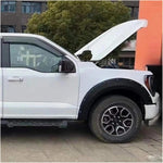 Maple4x4 2021-2026 Ford F150 (Excludes Lightning)  Pocket Style Riveted Fender Flares, 4-Piece Set, Black - FF111