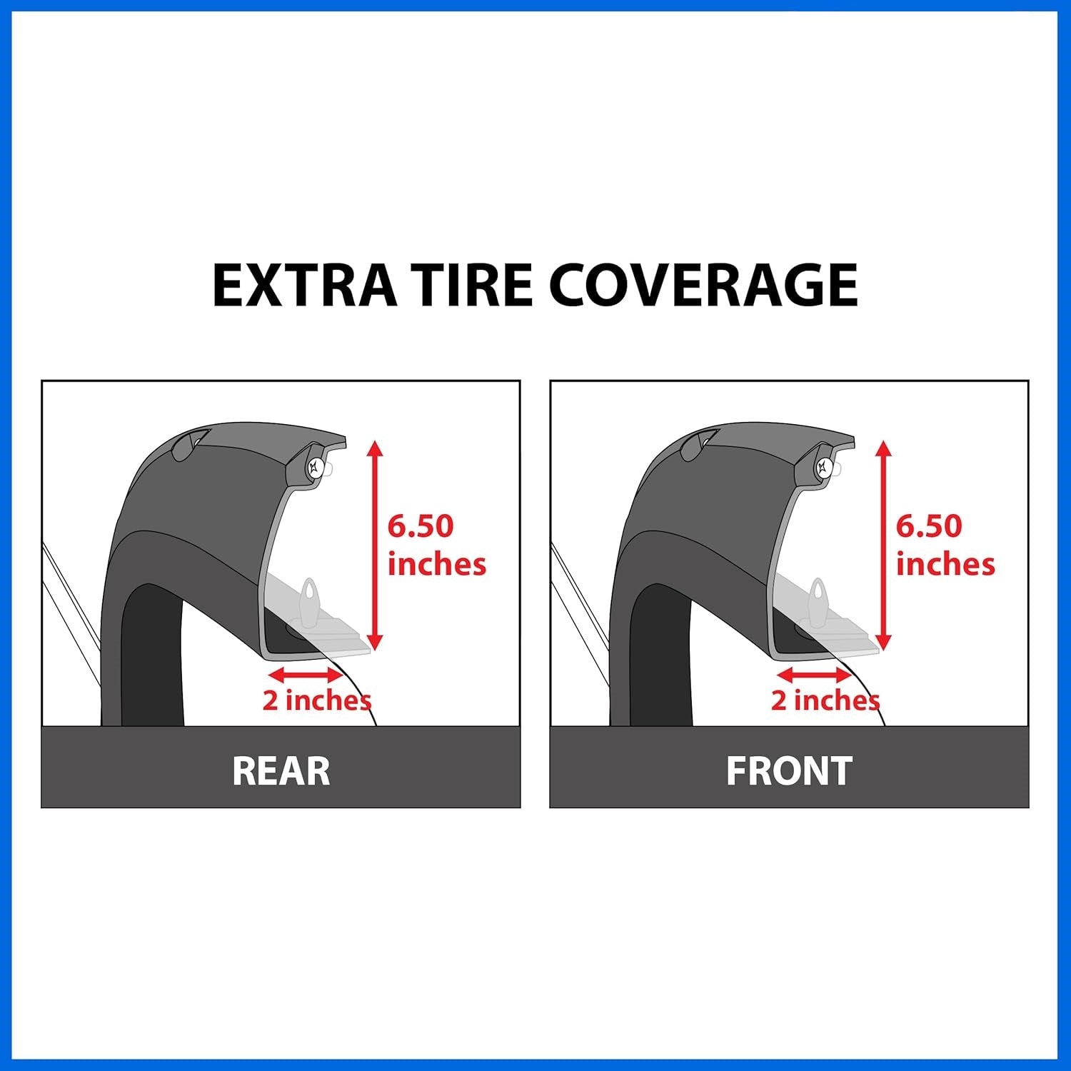 Discounted Demo Fender Flares with Minor Scratches | Maple4x4 2008-2010 Compatible with Ford F250 F350 SD Pocket Style Bolt-Riveted Fender Flares (Not Compatible with Dually Models) | Smooth Black Paintable - FF106-1
