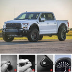 Maple4x4 Pocket Style Bolt-Riveted Fender Flares Compatible with 2018-2020 Ford F150 (Not for Models with Tech Package) | Smooth Black Paintable Set of 4 - FF109
