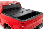 Maple4x4 2019-2026 Chevy Silverado GMC Sierra 1500 5.8ft Box Hard tri-fold flip up Truck Bed Tonneau Cover | Flush Aluminum Panels - LT011