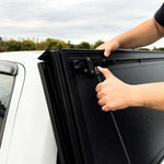 Maple4x4 2020-2026 Chevy Silverado GMC Sierra 2500 3500 6.7ft Box only Hard Tri-Fold Flip up Truck Bed Tonneau Cover | Flush Aluminum Panels - LT027