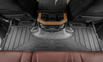Floor Mats Fit 2019-2024 Ram 1500 Crew Cab (Includes 1500 TRX 2021-24), Custom Fit TPE All Weather | Non-Slip Textured Surface | Front and Rear Row - 3pcs Black