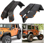 Maple4x4  2007-2018 Jeep JK Wrangler 2/4 Door Model Unlimited Rubicon Unlimited Pocket-Riveted Fender Flares - FF803