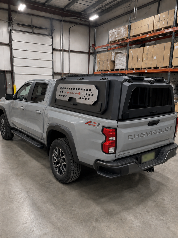 Maple4x4 2023-2026 Chevy Colorado 5ft Bed Premium One-Piece Aluminum Truck Cap Canopy