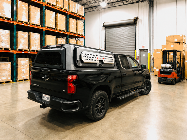 Maple4x4 2019-2026 Chevy Silverado 1500 5.8ft Bed Premium One-Piece Aluminum Truck Cap Canopy