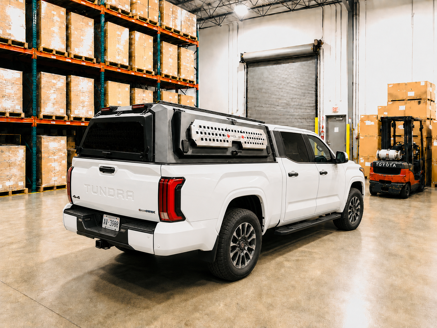 Maple4x4 2022-2026 Toyota Tundra 6.5ft Bed Premium One-Piece Aluminum Truck Cap Canopy