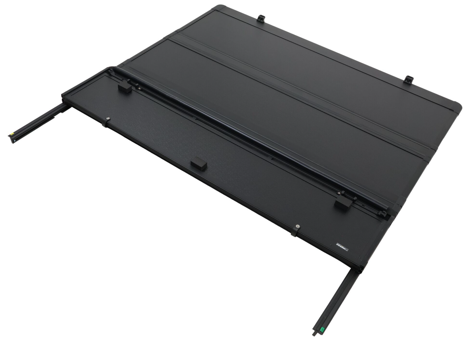 Maple4x4 Hard Quad-fold Truck Bed Tonneau Cover Compatible with 2014-2021 Toyota Tundra 5.5ft Bed (Excludes Trail Special Edition Storage Boxes)
