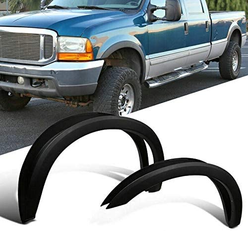 1999-2007 F250 F350 Super Duty Factory Style OEM Fender Flares | Slightly  Textured Black Paintable